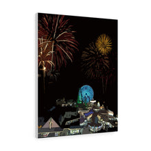 Load image into Gallery viewer, Cartoon Art Wall Decor Art Paint Beach Painting Wildwood New Jersey fireworks