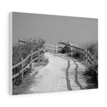 Load image into Gallery viewer, Black and White Photography Wall Art Print Beach Path Cape May