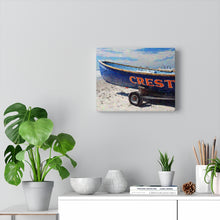 Load image into Gallery viewer, Gouache Digital Art painting Wall Art Print Wildwood Crest Beach Boat