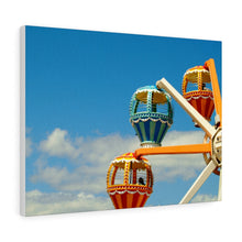 Load image into Gallery viewer, Canvas Print Wildwood Jersey shore Beach Hot Air Baloon