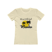 Load image into Gallery viewer, Let's Go to the beach Women's The Boyfriend Tee