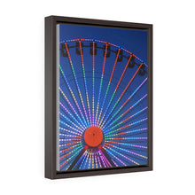 Load image into Gallery viewer, Canvas Print Wildwood Big Ferris Wheel Night