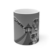 Load image into Gallery viewer, Black and White Wildwood NJ Coffee Or Tea Mug 11oz