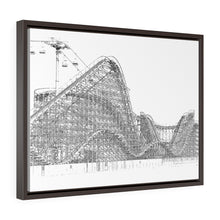 Load image into Gallery viewer, Art Sketch Wall Art Print Wildwood NJ Beach Wooden Boardwak Roller Coaster