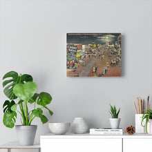 Load image into Gallery viewer, Night Time Wildwood Boardwalk Home Decor Wall Art Print Canvas