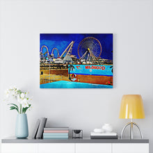 Load image into Gallery viewer, Oil Painting Wall Art Print Wildwood Jersey Shore Ocean View