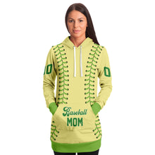 Load image into Gallery viewer, Personalized Long Hoodie Light Yellow and Green