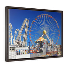 Load image into Gallery viewer, Canvas Print Wildwood Morey's Piers Amusement Park Wall Art