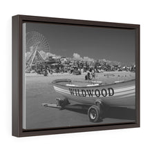 Load image into Gallery viewer, Black and White Photography Wall Art Print Wildwood New Jersey shore beach