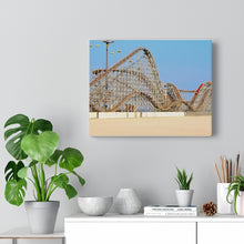 Load image into Gallery viewer, Wildwood Wooden Roller Coaster Watercolor Painting Wall Art Print