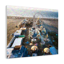 Load image into Gallery viewer, Gouache Digital Art painting Wall Art Print Wildwood New Jersey shore beach sky view