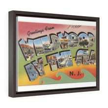 Load image into Gallery viewer, Wildwood By The Sea Postcard Home Decor Wall Art Print Canvas NJ