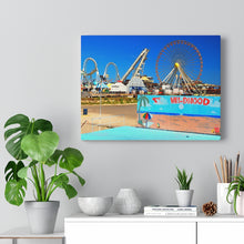 Load image into Gallery viewer, Watercolor Painting Wall Art Print Wildwood NJ Skyline