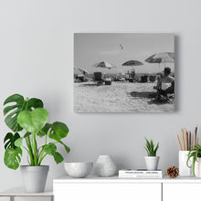 Load image into Gallery viewer, Black and White Photography Wall Art Print Wildwood Crest Beach