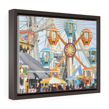 Load image into Gallery viewer, Canvas Print Morey's Piers Hot Air Balloons Wildwood New Jersey