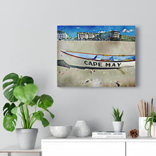 Load image into Gallery viewer, Oil Painting Wall Art Print Lifeboat Beach Cape May NJ