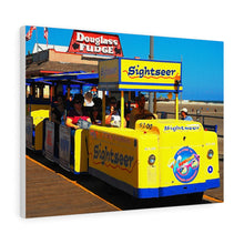 Load image into Gallery viewer, Watercolor Painting Wall Art Print Wildwood NJ Tramcar Douglas