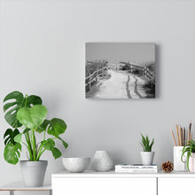 Load image into Gallery viewer, Black and White Photography Wall Art Print Beach Path Cape May