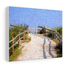 Load image into Gallery viewer, Gouache Digital Art painting Wall Art Print Beach Path Cape May