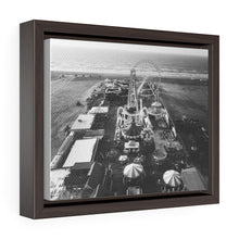 Load image into Gallery viewer, Black and White Photography Wall Art Print Wildwood NJ Skyline