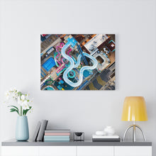 Load image into Gallery viewer, Canvas Print Water Park-Slides Aerial Wildwood