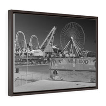 Load image into Gallery viewer, Black and White Photography Wall Art Print Wildwood Jersey Shore Ocean View