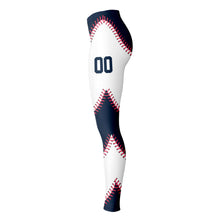 Load image into Gallery viewer, New York Personalized Leggings Blue & White