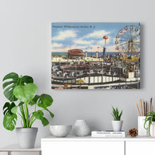 Load image into Gallery viewer, Old Playland Wildwood Postcard Home Decor Wall Art Print Canvas