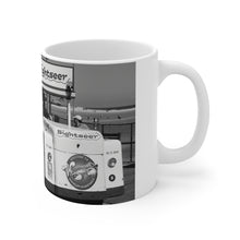 Load image into Gallery viewer, Black and White Wildwood NJ Tramcar Mug 11oz