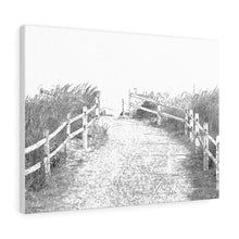 Load image into Gallery viewer, Art Sketch Wall Art Print Beach Path Cape May NJ New Jersey
