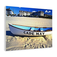 Load image into Gallery viewer, Watercolor Painting Wall Art Print Lifeboat Beach Cape May NJ