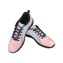 Load image into Gallery viewer, Baseball Sneakers Pale Blue & Pink
