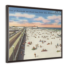 Load image into Gallery viewer, Sunny Day WIldwood Beach Postcard Home Decor Wall Art Print Canvas