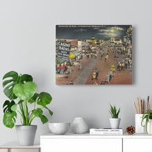 Load image into Gallery viewer, Night Time Wildwood Boardwalk Home Decor Wall Art Print Canvas