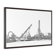 Load image into Gallery viewer, Art Sketch Wall Art Print Panoramic Wildwood NJ Boardwalk Beach Landscape