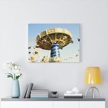 Load image into Gallery viewer, Wildwood Jersey shore Swings Watercolor Painting Wall Art Print