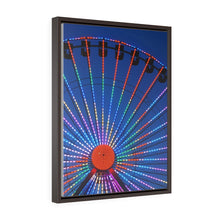 Load image into Gallery viewer, Canvas Print Wildwood Big Ferris Wheel Night