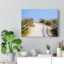 Load image into Gallery viewer, Gouache Digital Art painting Wall Art Print Beach Path Cape May