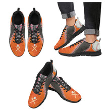 Load image into Gallery viewer, Baltimore Sneakers Black & Orange