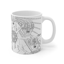 Load image into Gallery viewer, Artistic Black and White Art Sketch Wildwood NJ Mug