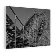 Load image into Gallery viewer, Wildwood Jersey Roller Coaster Black and White Photography Wall Art Print