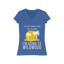 Load image into Gallery viewer, I'm Going to Wildwood WIldwood Days Women's Jersey Short Sleeve V-Neck Tee