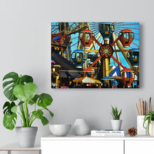 Load image into Gallery viewer, Watercolor Painting Wall Art Print Morey's Piers Wildwood New Jersey