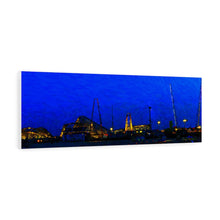 Load image into Gallery viewer, Gouache Digital Art painting Wall Art Print Wildwood NJ Night Time Beach Skyline