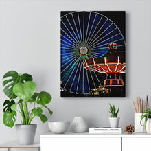 Load image into Gallery viewer, Oil Painting Wall Art Print WIldwood NJ Ferris wheel