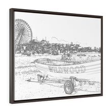 Load image into Gallery viewer, Art Sketch Wall Art Print Wildwood Crest life guard boats New Jersey beach