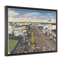 Load image into Gallery viewer, Wildwood NJ Boardwalk Postcard Home Decor Wall Art Print Canvas