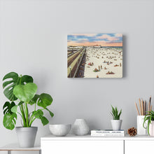 Load image into Gallery viewer, Sunny Day WIldwood Beach Postcard Home Decor Wall Art Print Canvas