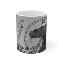 Load image into Gallery viewer, Black and White Wildwood NJ Coffee Or Tea Mug 11oz