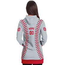 Load image into Gallery viewer, Seattle Personalized Long Hoodie Silver